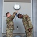 Col. Brian Gunderson, Nevada Air National Guard Director of Staff-Air awards the Maj. Gen. Drennan A. Clark Order of Nevada to Senior Master Sgt. Jordan Clark