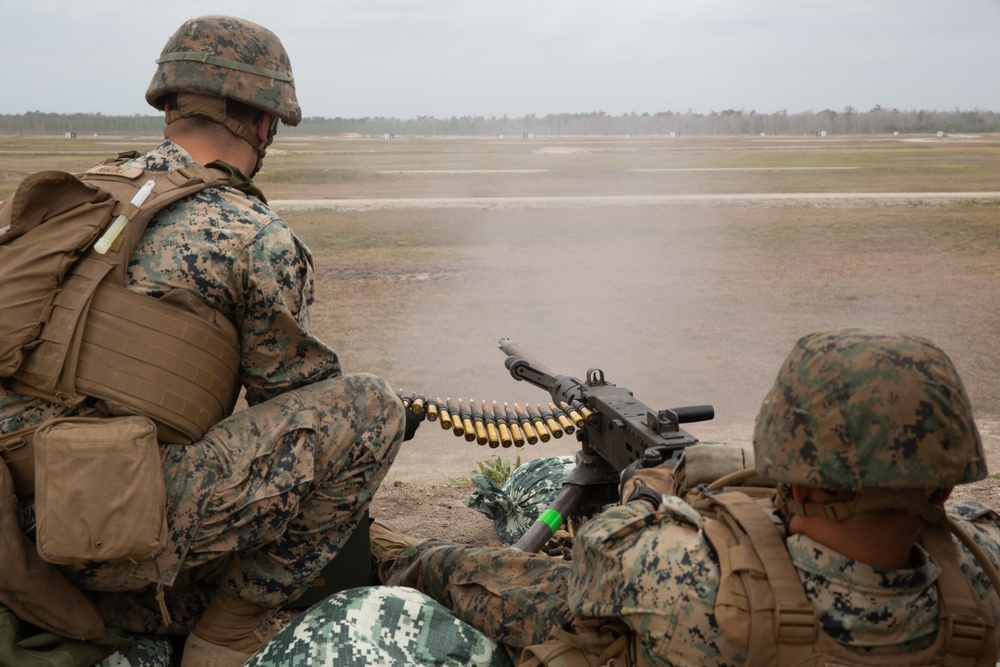 2nd LAAD machine-gun training