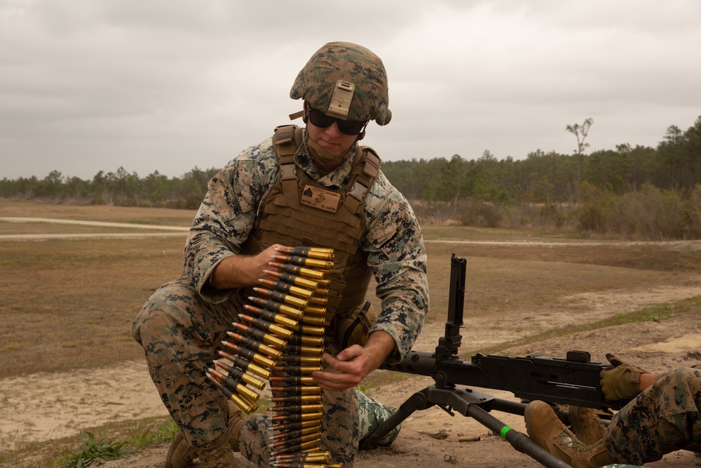 2nd LAAD machine-gun training