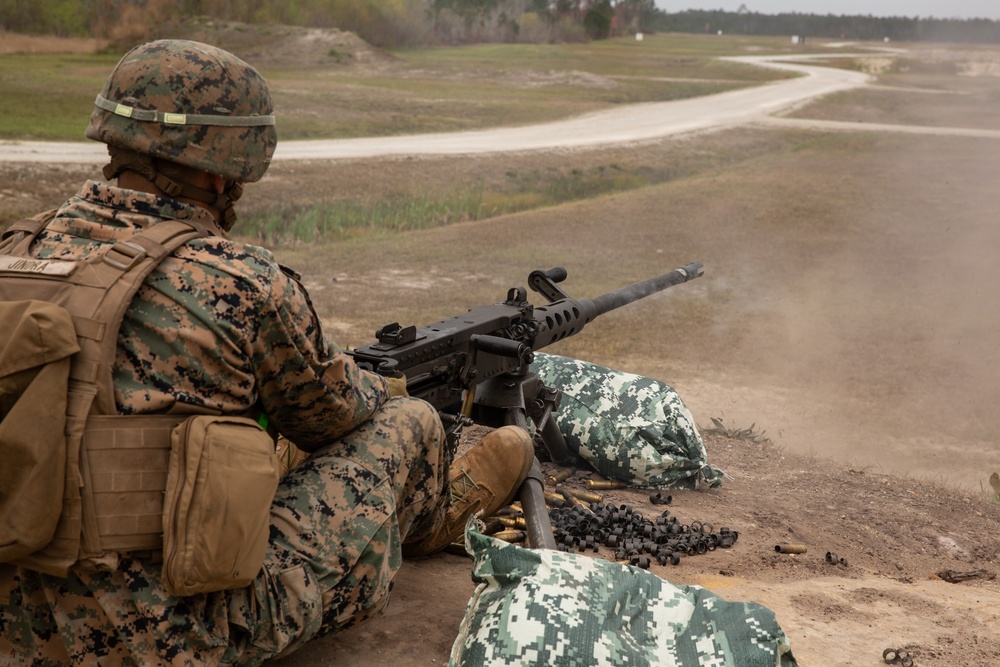 2nd LAAD machine-gun training