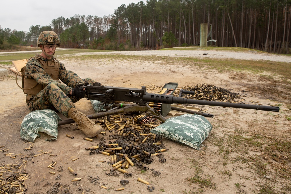 2nd LAAD machine-gun training