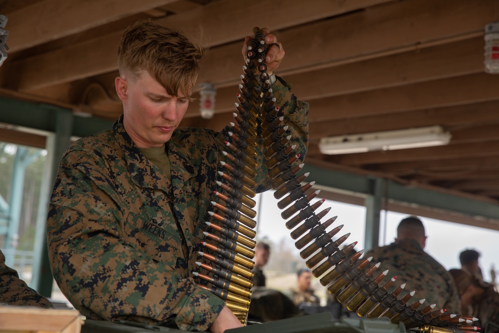 2nd LAAD machine-gun training