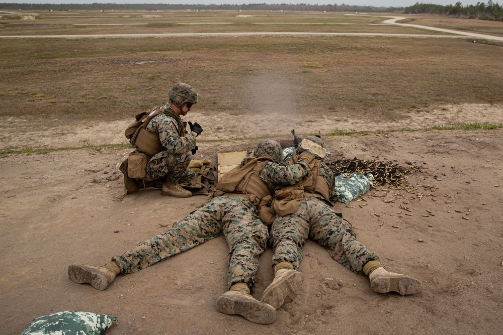 2nd LAAD machine-gun training