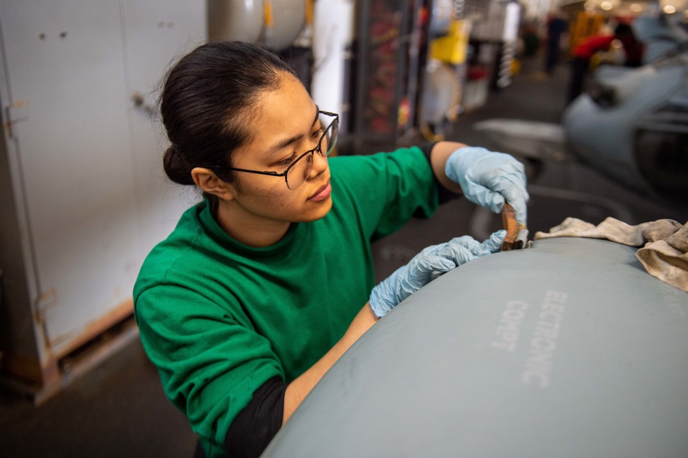 The Harry S. Truman Carrier Strike Group is on a scheduled deployment in the U.S. Sixth Fleet area of operations in support of naval operations to maintain maritime stability and security.