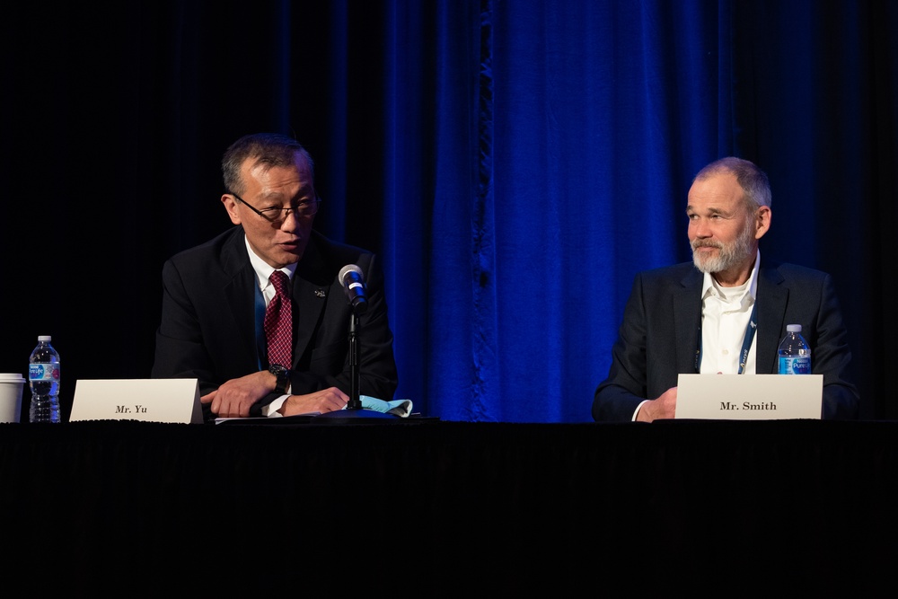 USSPACECOM Digital Superiority director speaks during panel on AI capabilities at 37th Annual Space Symposium