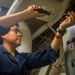 USS Truxtun Sailor Conducts Maintenance