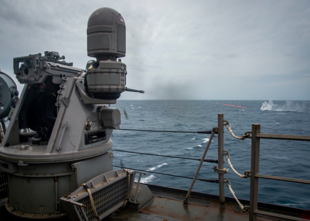 USS Truxtun Conducts Life Fire Exercise