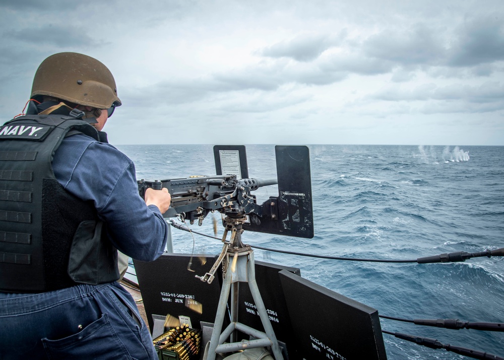 USS Truxtun Conducts Life Fire Exercise