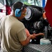 165th Airlift Wing Vehicle Maintenance performs periodic inspections on 165th AW first responder vehicles