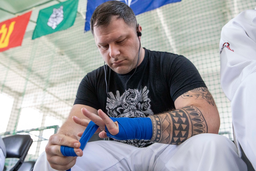 Multinational Military Combat Self-Defense Competition in Rukla, Lithuania, March 31, 2022