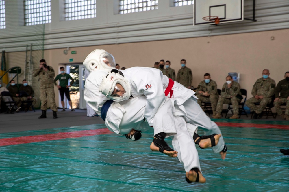 Multinational Military Combat Self-Defense Competition in Rukla, Lithuania, March 31, 2022