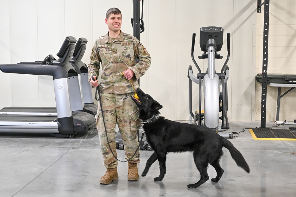 MWD Tusko retires after nine years of honorable service