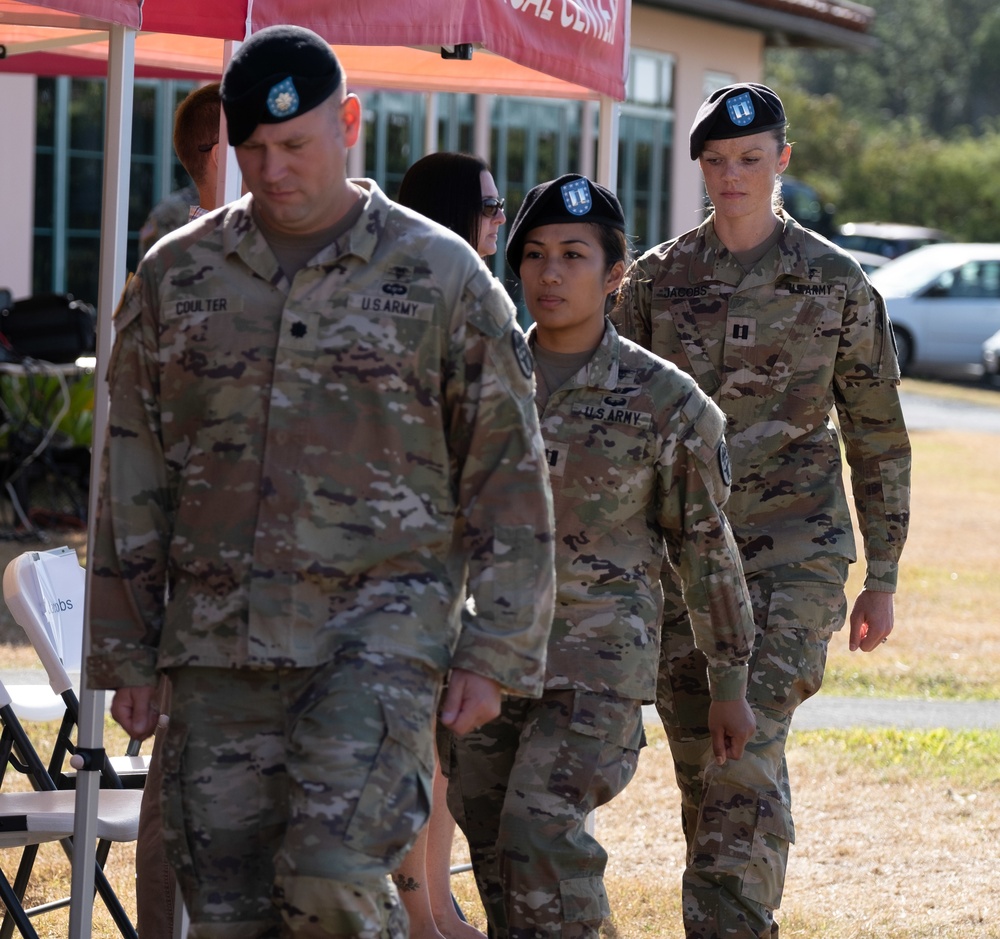 Tripler Army Medical Center Alpha Company Change of Command