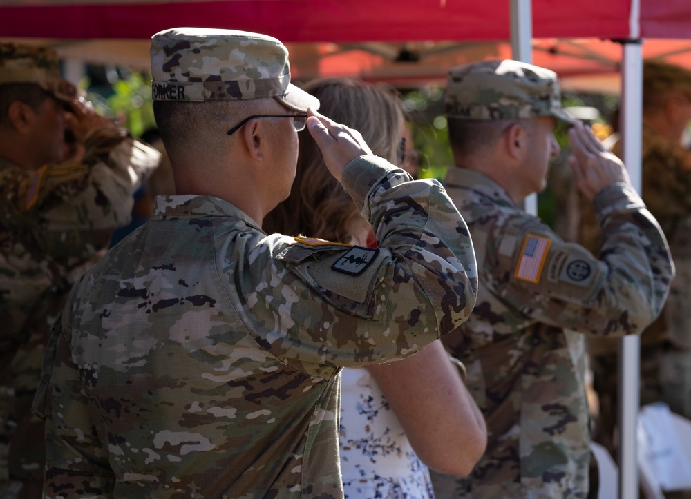 Tripler Army Medical Center Alpha Company Change of Command