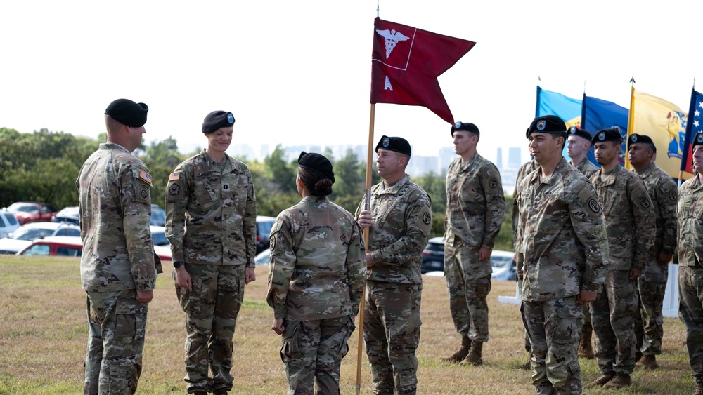 Tripler Army Medical Center Alpha Company Change of Command