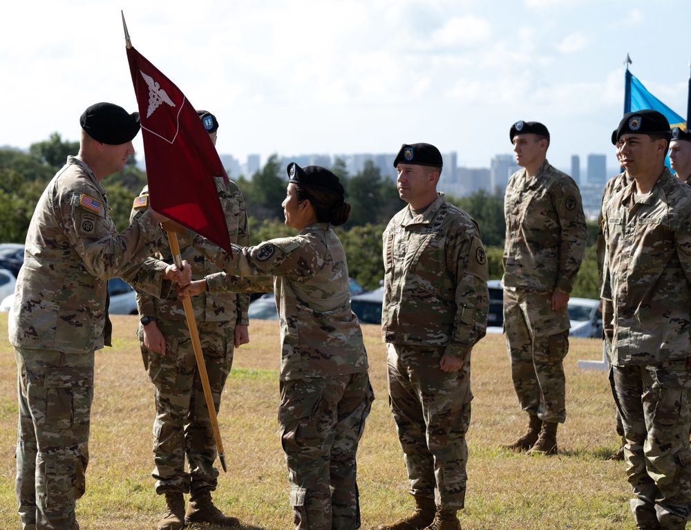 Tripler Army Medical Center Alpha Company Change of Command