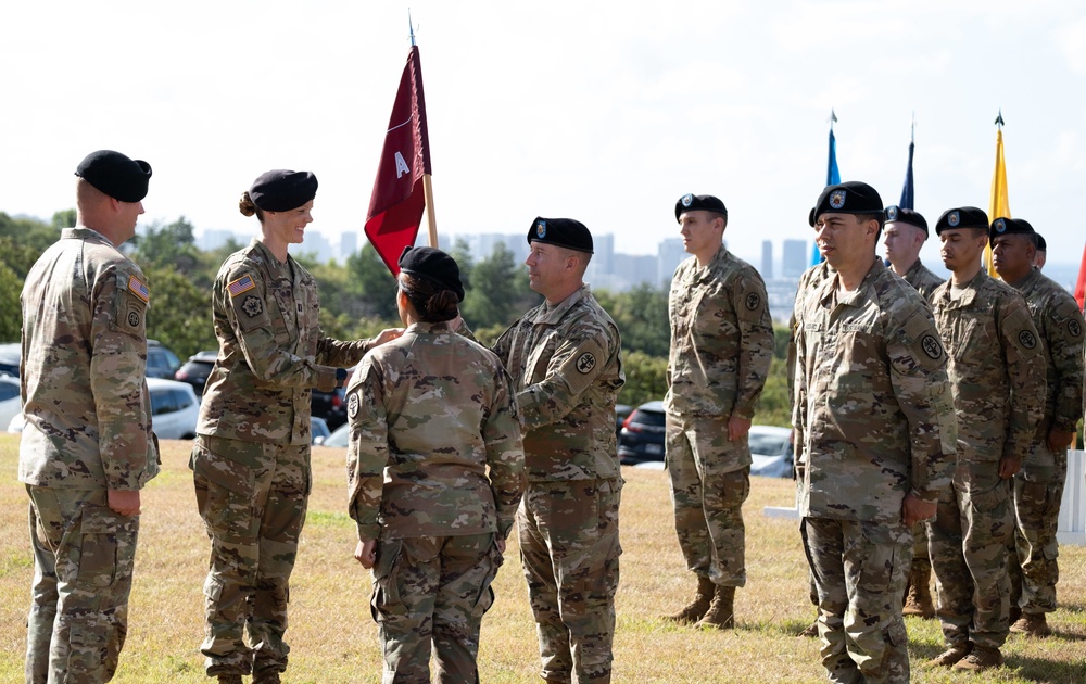 Tripler Army Medical Center Alpha Company Change of Command