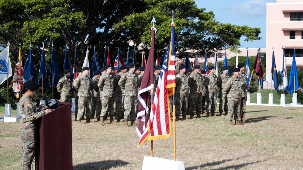 Tripler Army Medical Center Alpha Company Change of Command