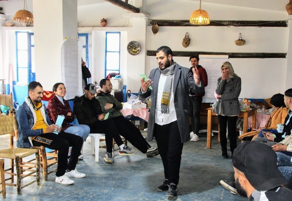 Young Moroccans Participate Training Session for Leaders of Artistic and Cultural Clubs