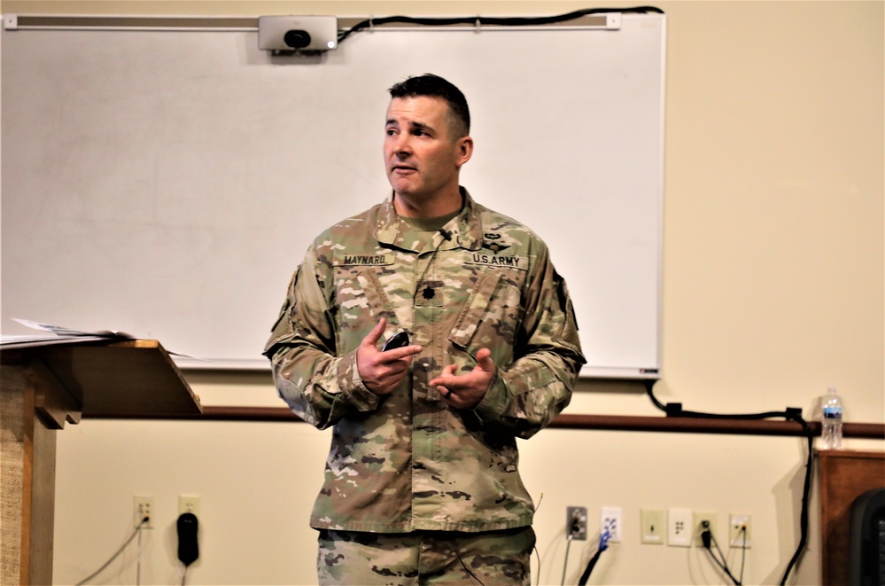 Workforce briefing provides update to Fort McCoy Garrison staff