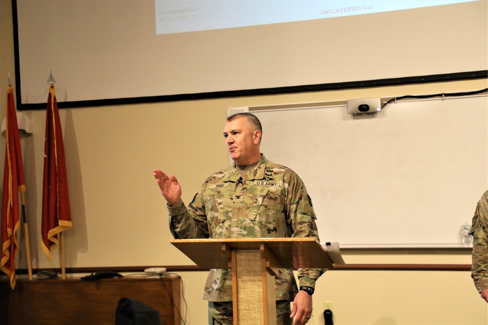 Workforce briefing provides update to Fort McCoy Garrison staff