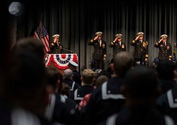 USS Kentucky Gold Change of Command