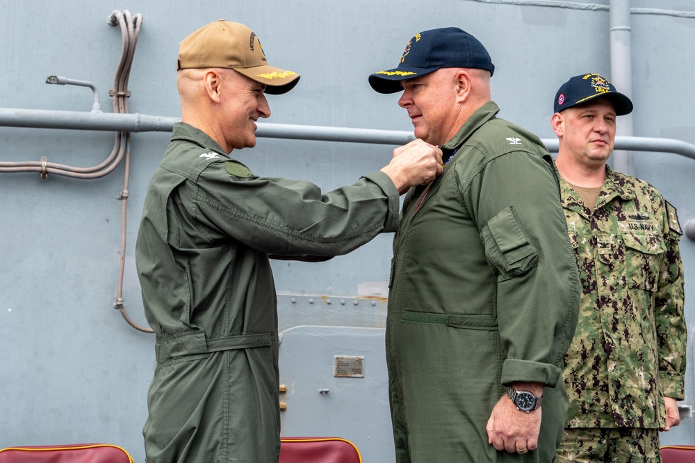 USS America (LHA 6) holds change of command