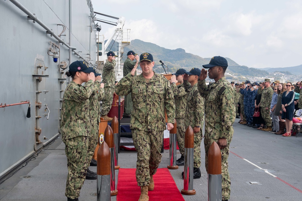 USS America (LHA 6) holds change of command