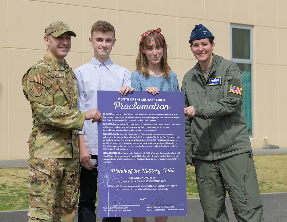 Yokota celebrates Month of the Military Child