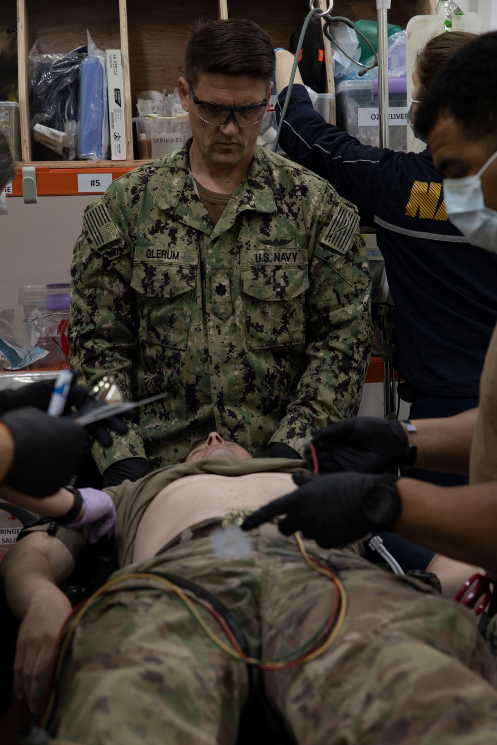 U.S. Navy Medical team and Coalition Forces execute Medical Mass Casualty Exercise on Erbil Air Base