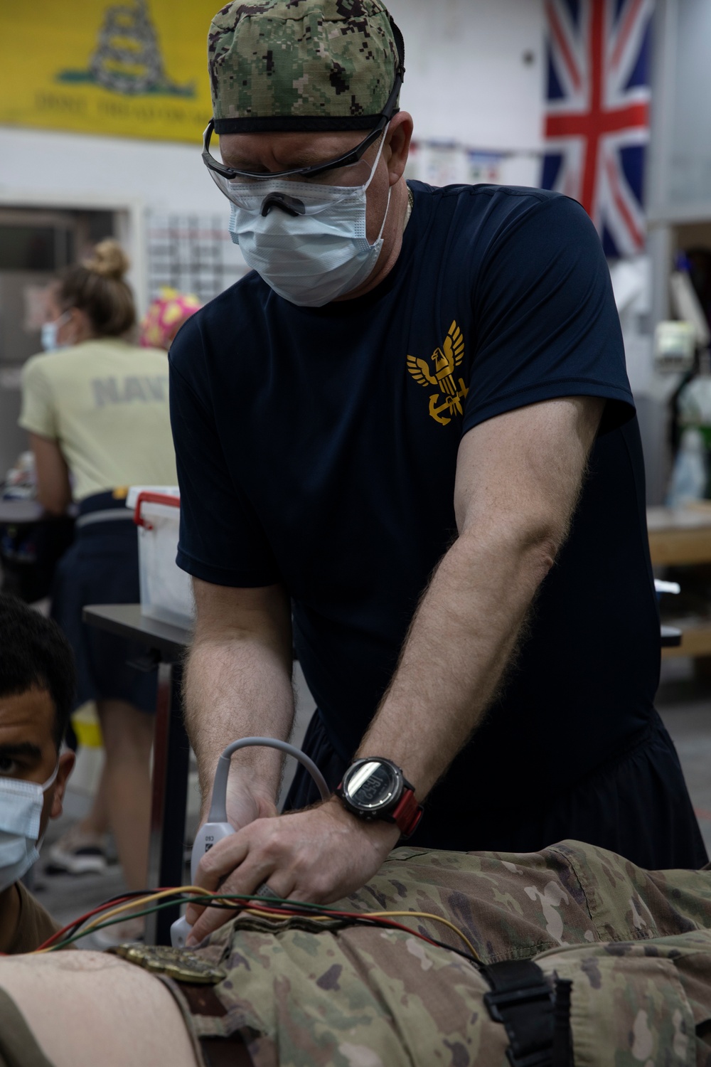 U.S. Navy Medical team and Coalition Forces execute Medical Mass Casualty Exercise on Erbil Air Base