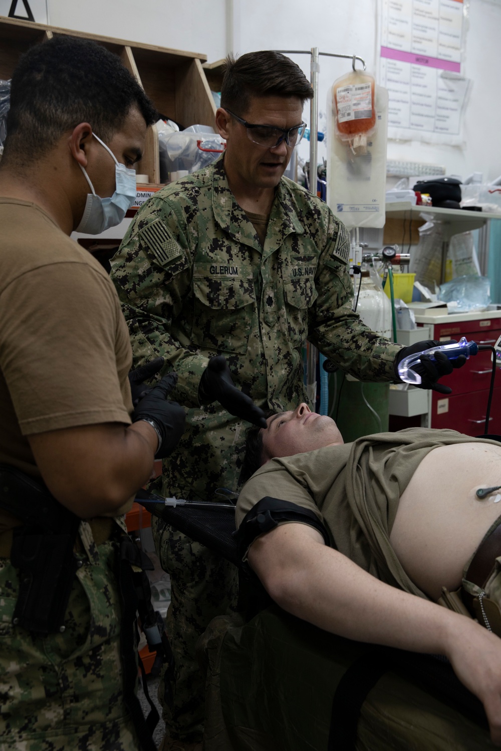 U.S. Navy Medical team and Coalition Forces execute Medical Mass Casualty Exercise on Erbil Air Base