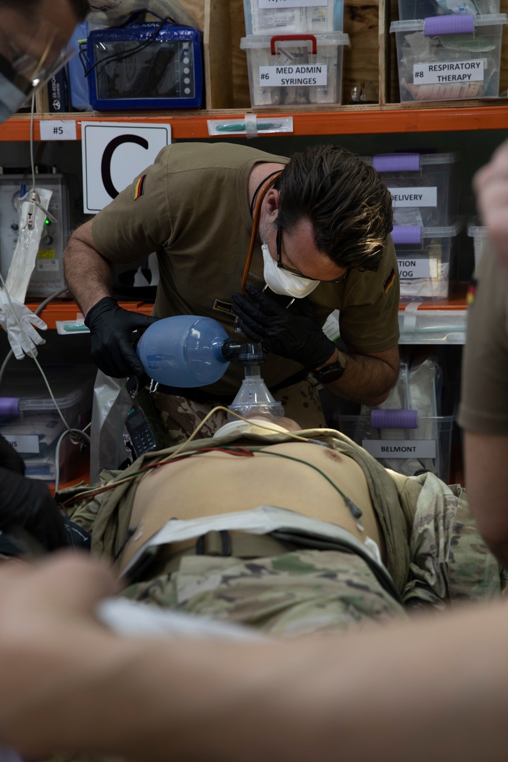 U.S. Navy Medical team and Coalition Forces execute Medical Mass Casualty Exercise on Erbil Air Base