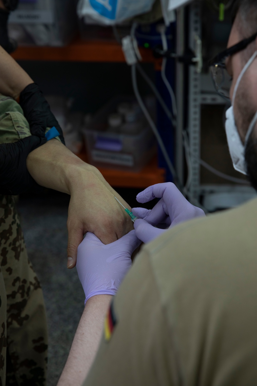 U.S. Navy Medical team and Coalition Forces execute Medical Mass Casualty Exercise on Erbil Air Base