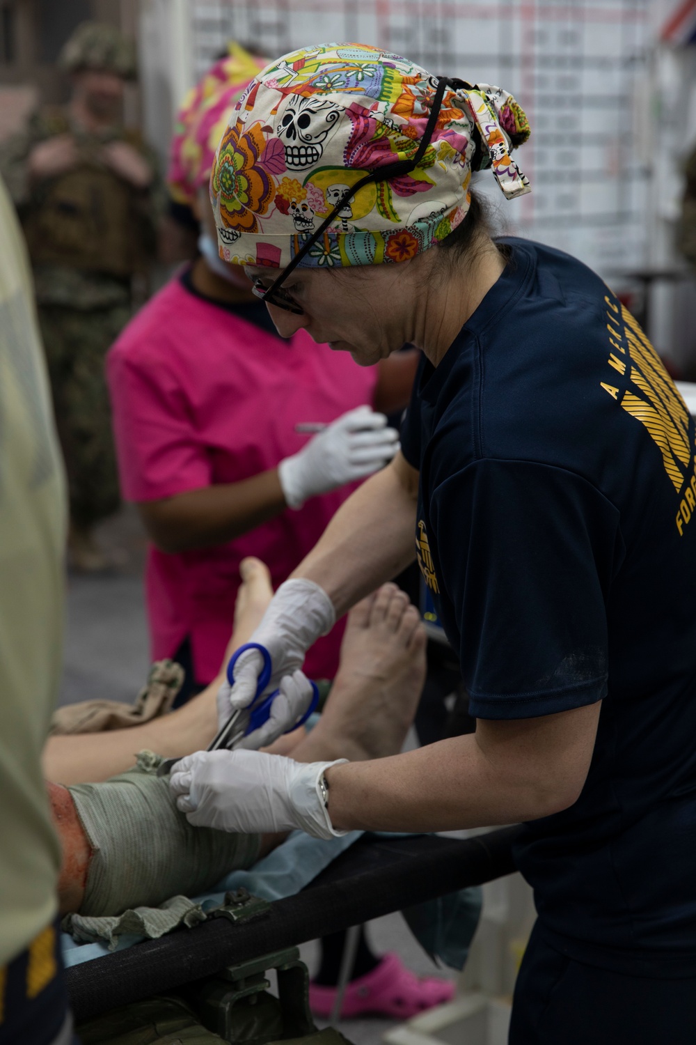 U.S. Navy Medical team and Coalition Forces execute Medical Mass Casualty Exercise on Erbil Air Base