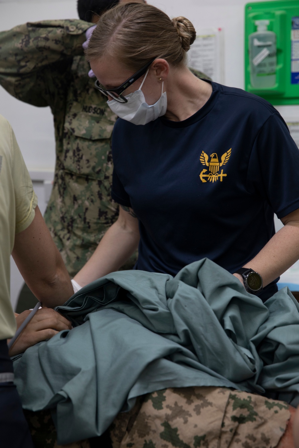 U.S. Navy Medical team and Coalition Forces execute Medical Mass Casualty Exercise on Erbil Air Base