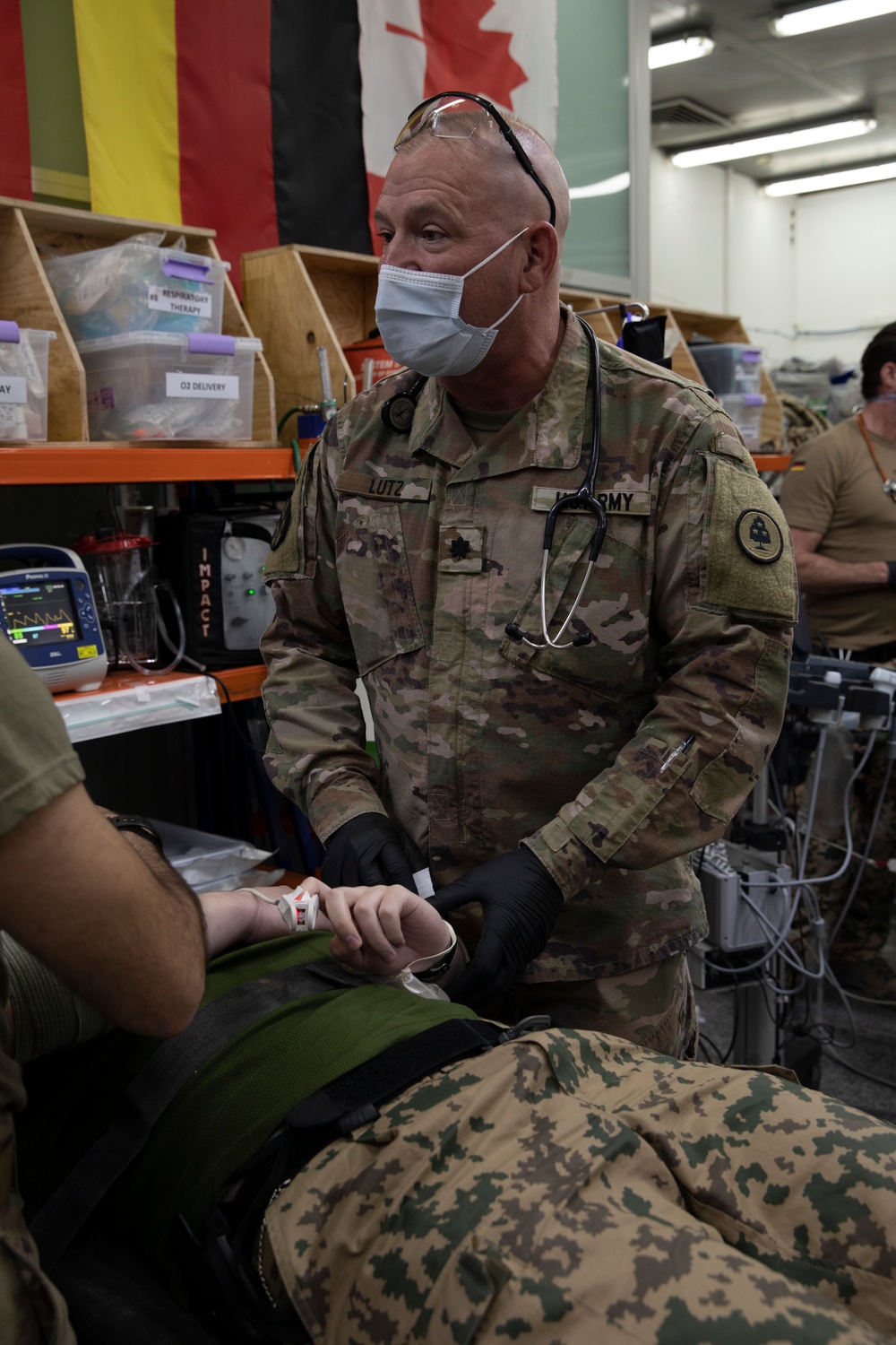 U.S. Navy Medical team and Coalition Forces execute Medical Mass Casualty Exercise on Erbil Air Base