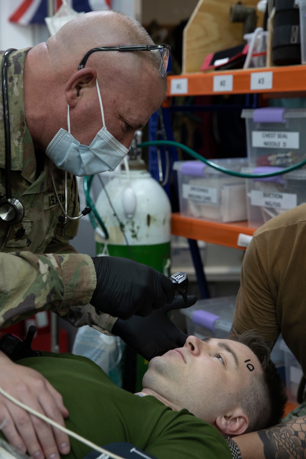 U.S. Navy Medical team and Coalition Forces execute Medical Mass Casualty Exercise on Erbil Air Base