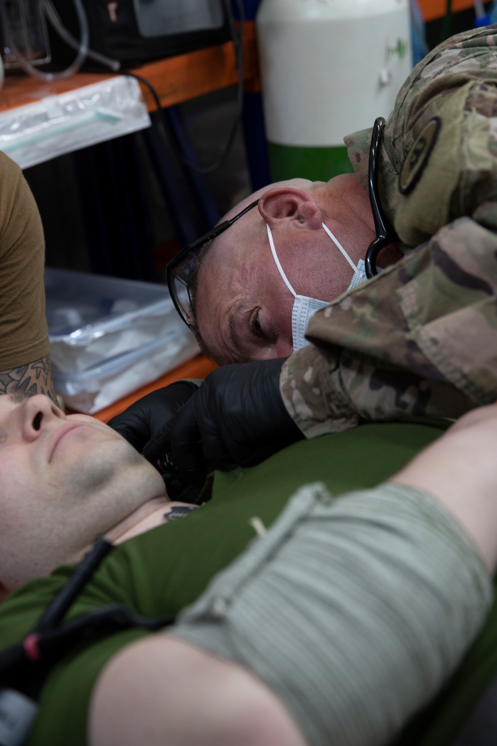 U.S. Navy Medical team and Coalition Forces execute Medical Mass Casualty Exercise on Erbil Air Base