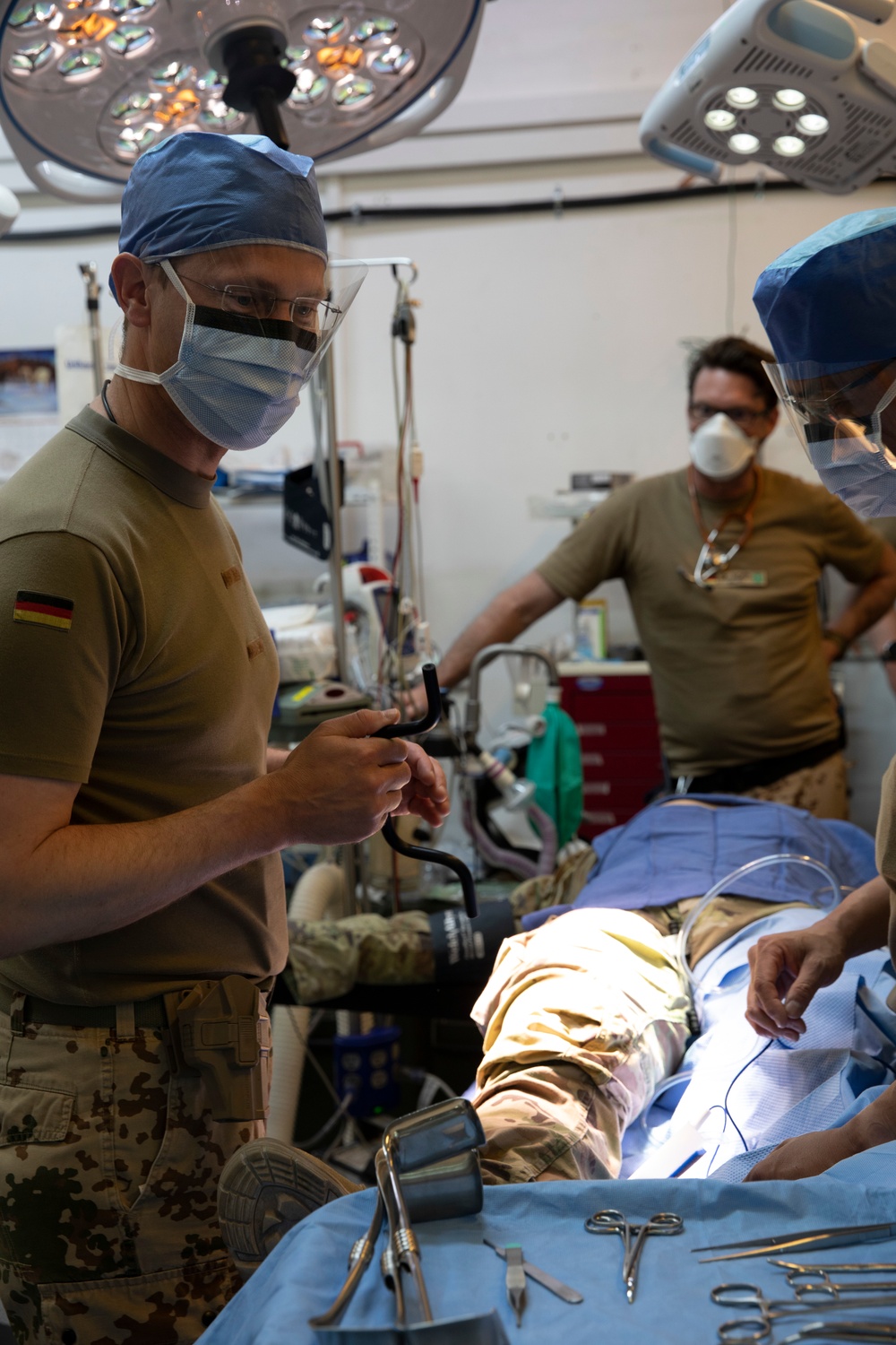 U.S. Navy Medical team and Coalition Forces execute Medical Mass Casualty Exercise on Erbil Air Base