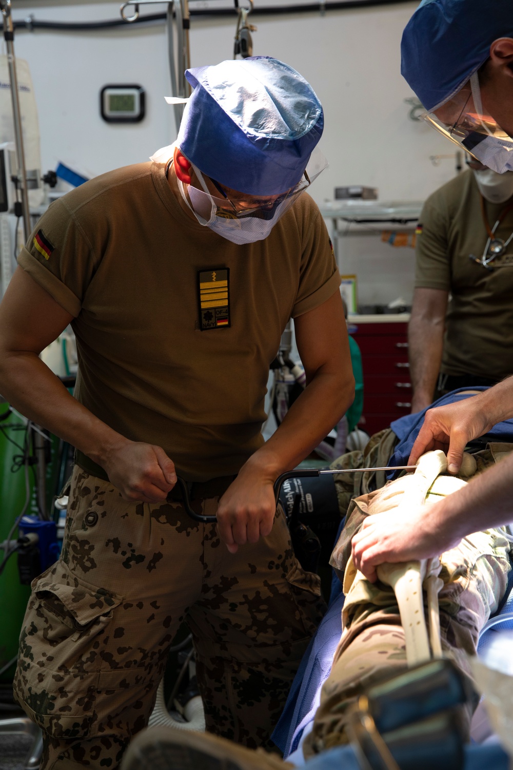 U.S. Navy Medical team and Coalition Forces execute Medical Mass Casualty Exercise on Erbil Air Base