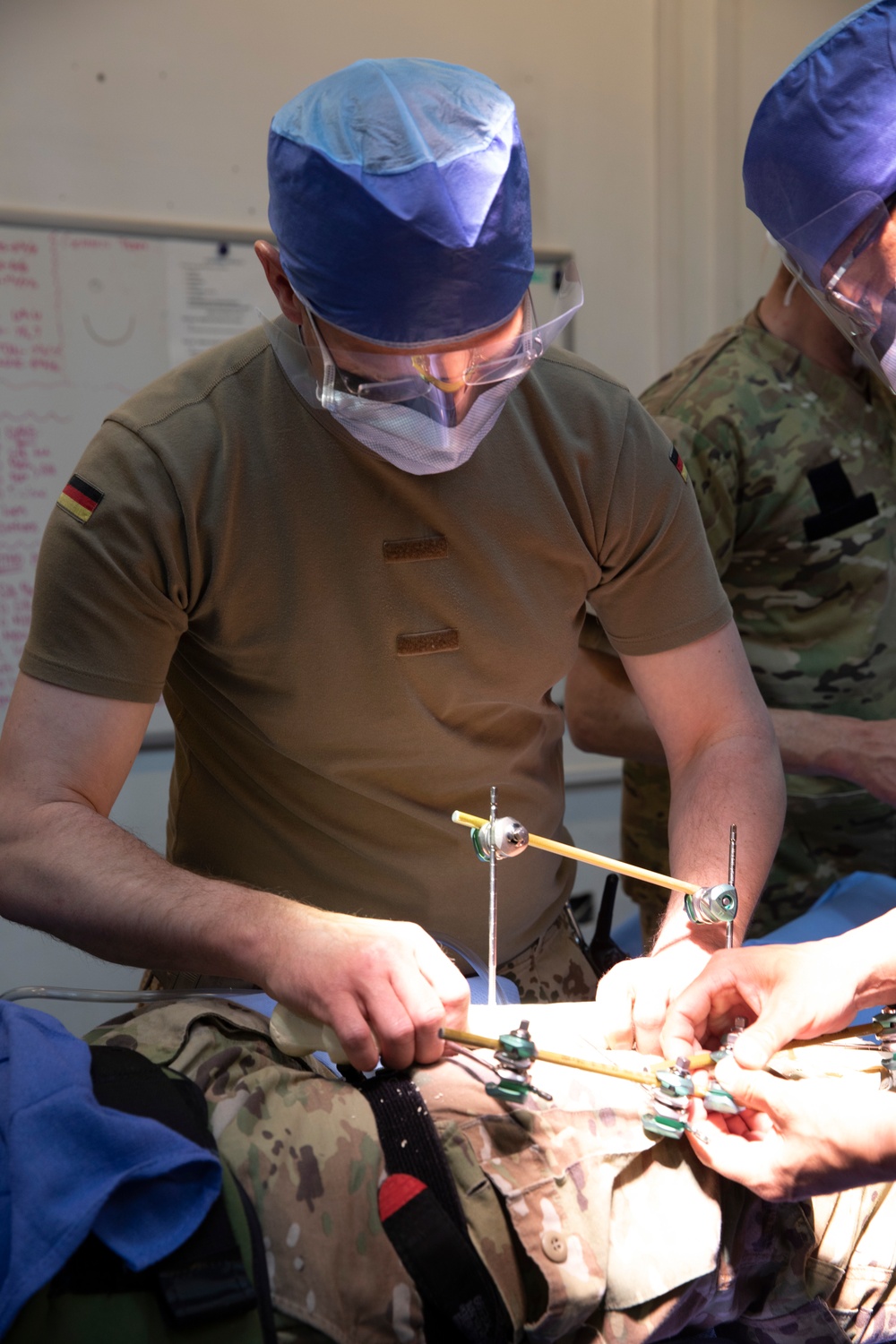 U.S. Navy Medical team and Coalition Forces execute Medical Mass Casualty Exercise on Erbil Air Base