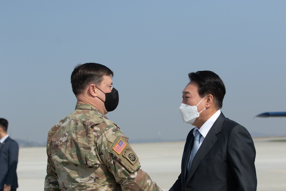 Korean president elect visits Camp Humphreys