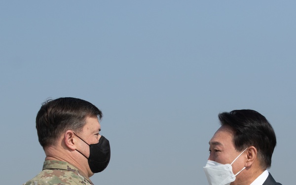 Korean president elect visits Camp Humphreys