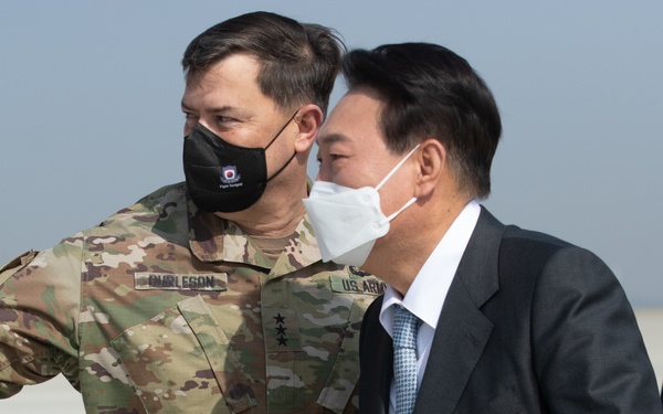 Korean president elect visits Camp Humphreys