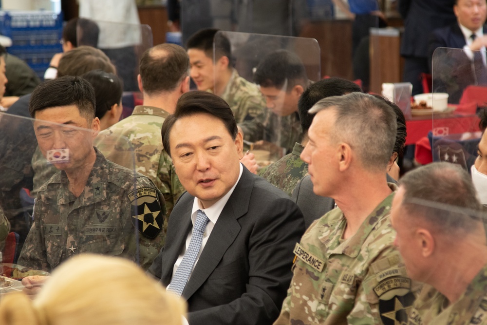 Korean president elect visits Camp Humphreys