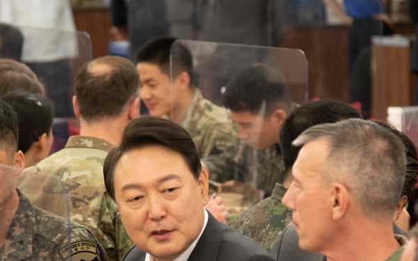 Korean president elect visits Camp Humphreys
