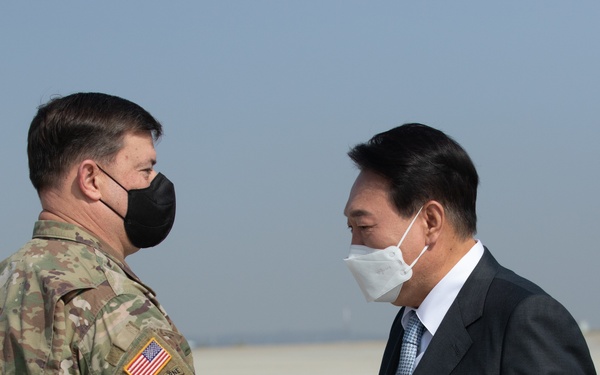 Korean president elect visits Camp Humphreys