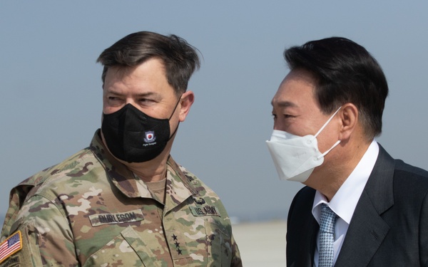 Korean president elect visits Camp Humphreys