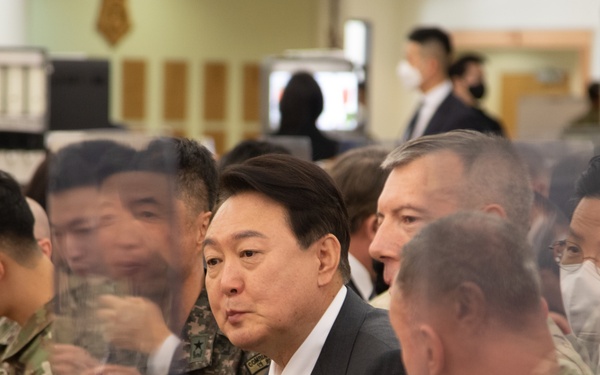 Korean president elect visits Camp Humphreys